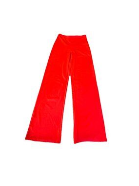 SBETRO Dark Orange Stretch Waist Pants Size Medium Boot Cut Stylish